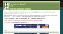 Desktop Screenshot of masonicbenefitfund.org