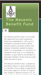 Mobile Screenshot of masonicbenefitfund.org